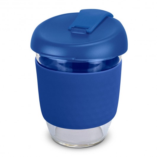 Royal Blue 350mL Borosilicate Glass Cups